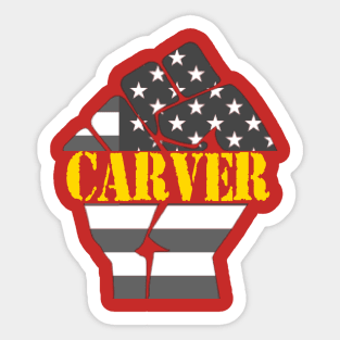 Carver job independent day Sticker